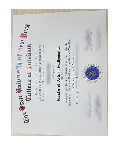 Order fake State University of New York-Potsdam diploma online