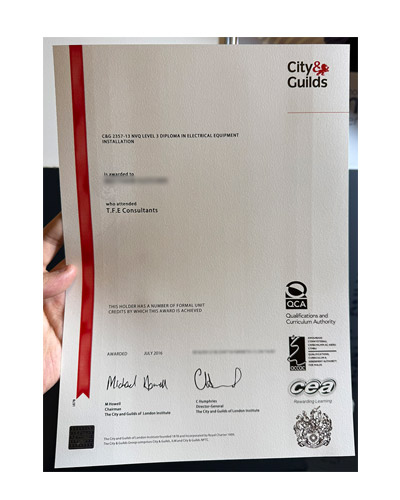 Where can I buy a fake City and Guilds Association Electrical Installation Level 3 certificate?