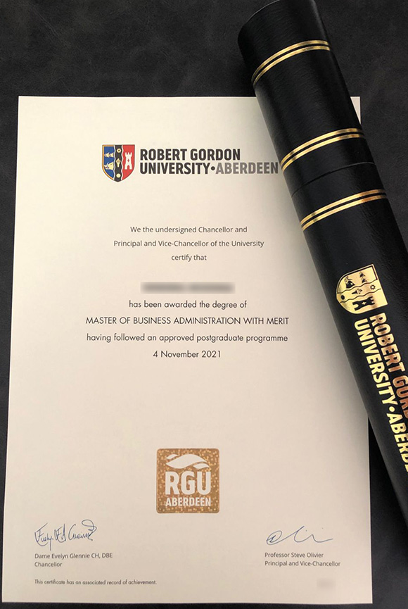 2021 RGU Degree Sample