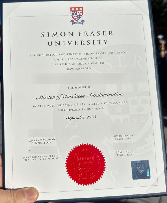 SFU 2023 Degree Sample
