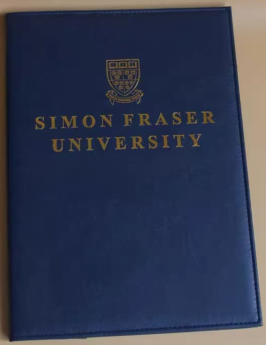 Sample of the cover page of a degree certificate