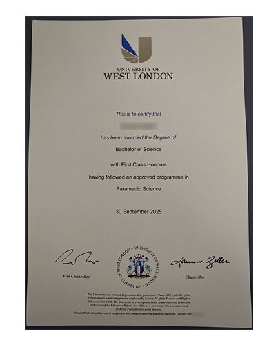 UWL degree Sample-Order UWL Certificate Online