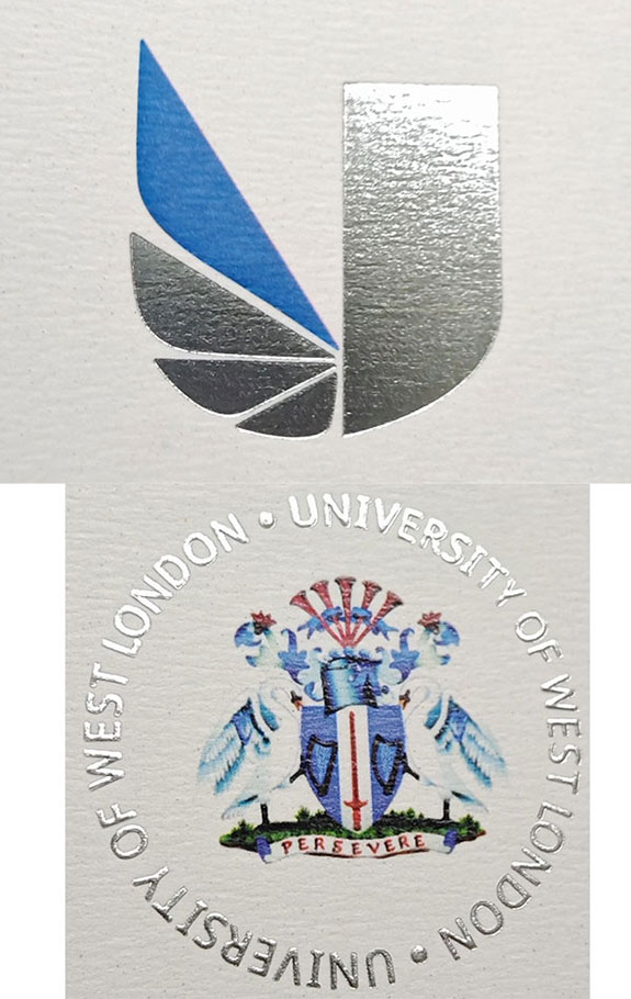 Details of the University of West London degrees logo