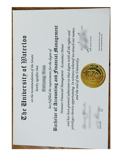buy Fake University of Waterloo degree Certificate Onlnie