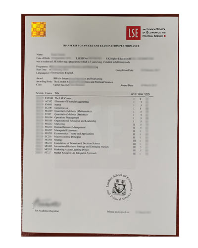 Buy LSE Transcript|how to buy fake London School of Economics Transcript