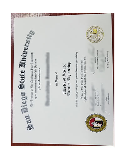 How to Customize a San Diego State University Degree Certificate