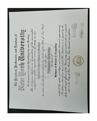 Which website can be used to purchase a NYU degree certificate?