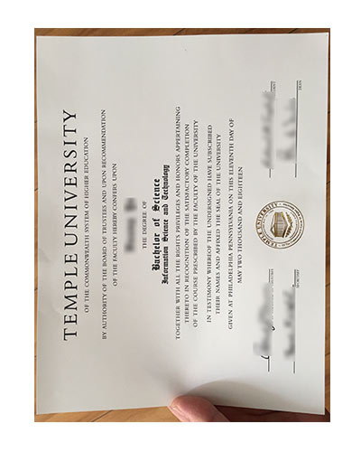 How can I obtain a fake Temple University degree certificate online?