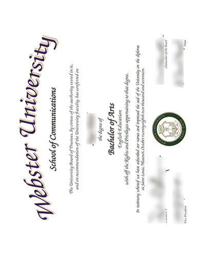 Buy Fake Webster University Degree Certificate Online