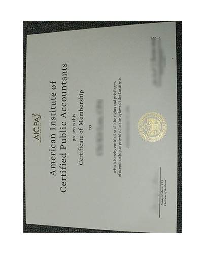 How to you can  Fake AICPA license certificate-CPA Certificate