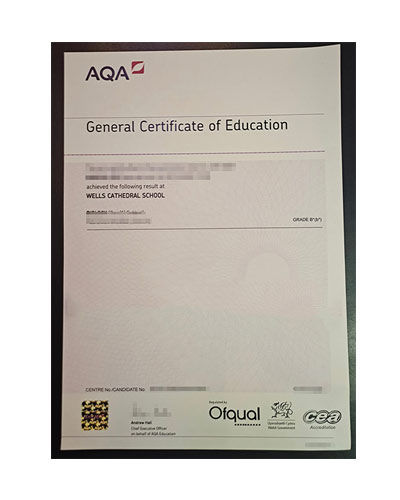 Buy AQA Exam Board GCSE certificates online