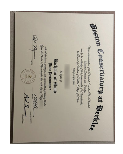 Buy Boston Conservatory at Berklee diploma Online