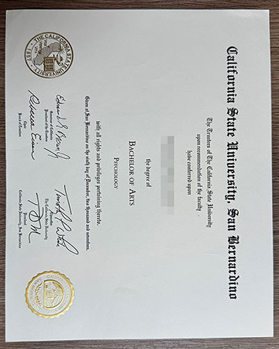 How to purchase the certificate from California State University, San Bernardino (CSUSB)?