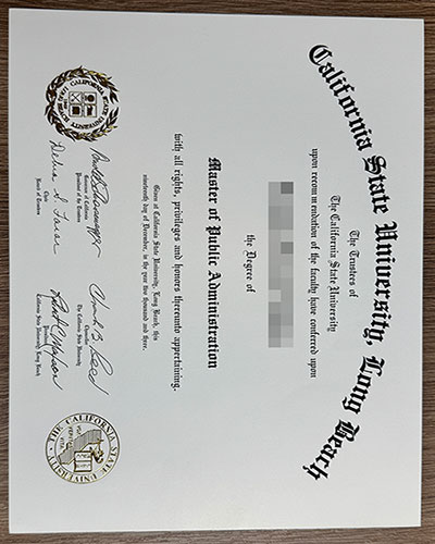 How to obtain a certificate from California State University, Long Beach