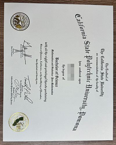 Where can I order the certificate from California State University, Pomona?