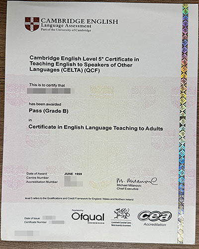 Where can I purchase the Cambridge English CELTA certificate?
