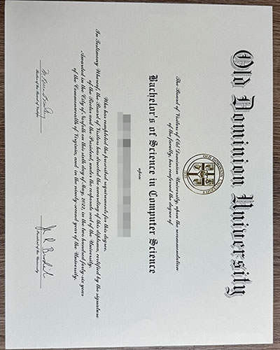 How to Order an Old Dominion University Certificate？