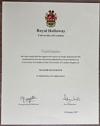 Where can I purchase a certificate from Royal Holloway, University of London?