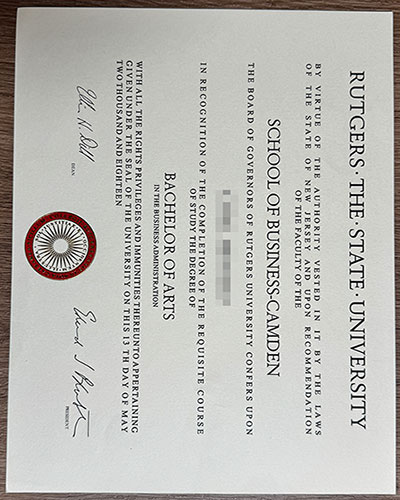 How to Obtain a Rutgers University Certificate？